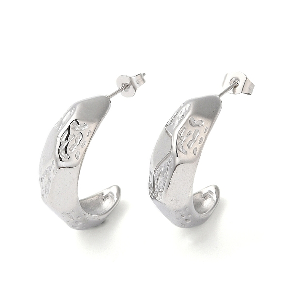 PandaHall 304 Stainless Steel Arch Stud Earrings, Stainless Steel Color, 26x9mm 304 Stainless Steel Arch
PandaHall 304 Stainless Steel Arch Stud Earrings, Stainless Steel Color, 26x9mm 304 Stainless Steel Arch