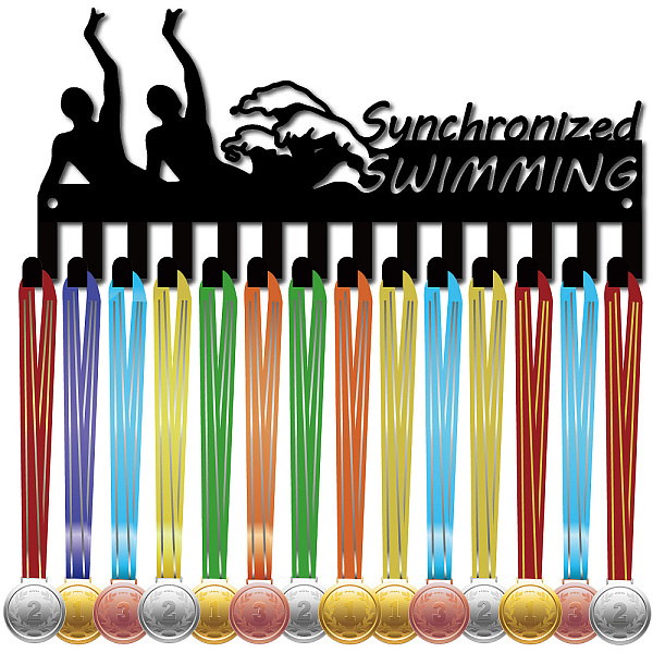 PandaHall Iron Medal Holder Frame, 14 Hooks Medals Display Hanger Rack, with Screws, Black, Swimming, 130x290mm Iron Sports Black
PandaHall Iron Medal Holder Frame, 14 Hooks Medals Display Hanger Rack, with Screws, Black, Swimming, 130x290mm Iron Sports Black
