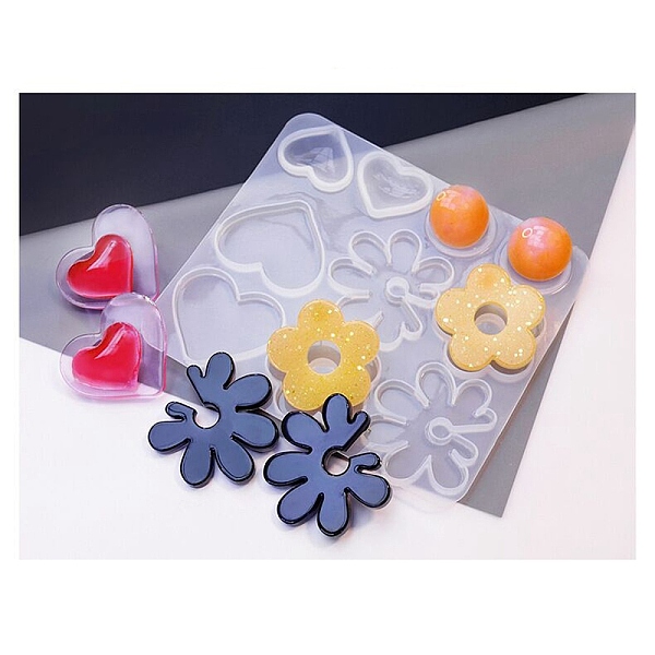 PandaHall DIY Bohemian Style Pendant & Cabochon Silicone Molds, Resin Casting Molds, for UV Resin, Epoxy Resin Jewelry Making, Heart &..., White
PandaHall DIY Bohemian Style Pendant & Cabochon Silicone Molds, Resin Casting Molds, for UV Resin, Epoxy Resin Jewelry Making, Heart &..., White