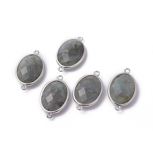 PandaHall Platinum Tone Brass Natural Labradorite Links connectors, Faceted, Oval, 26.5x15x6mm, Hole: 1~2mm Labradorite Oval
PandaHall Platinum Tone Brass Natural Labradorite Links connectors, Faceted, Oval, 26.5x15x6mm, Hole: 1~2mm Labradorite Oval