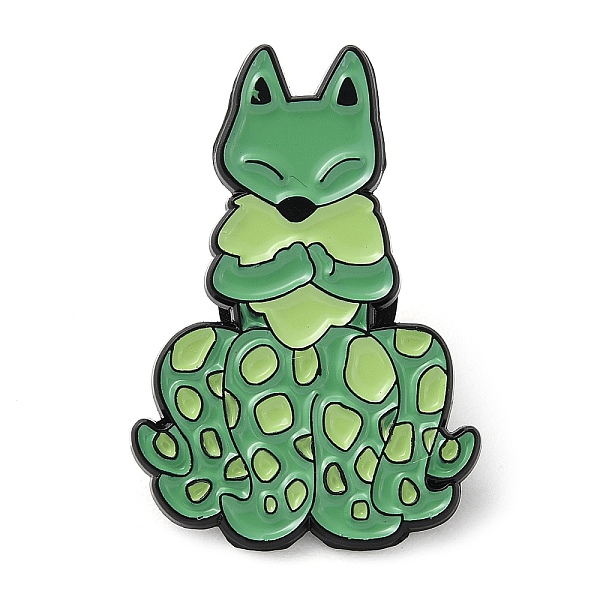 PandaHall Green Series Composite Animal Enamel Pins, Electrophoresis Black Alloy Brooches, Fox Octopus, 30x21x1mm Alloy+Enamel Fox
PandaHall Green Series Composite Animal Enamel Pins, Electrophoresis Black Alloy Brooches, Fox Octopus, 30x21x1mm Alloy+Enamel Fox