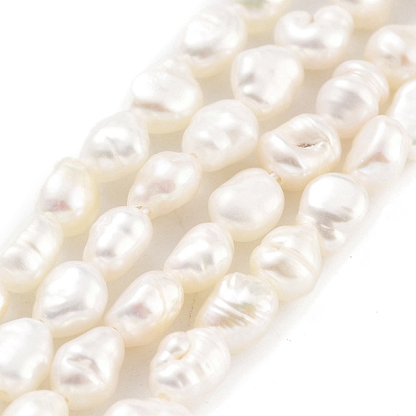 PandaHall Natural Keshi Pearl Cultured Freshwater Pearl Beads Strands, Baroque Pearls, Two Sides Polished, Grade 4A, Floral White, 3~4mm...
PandaHall Natural Keshi Pearl Cultured Freshwater Pearl Beads Strands, Baroque Pearls, Two Sides Polished, Grade 4A, Floral White, 3~4mm...