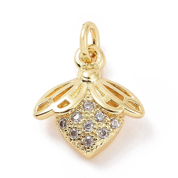 PandaHall Brass Micro Pave Cubic Zirconia Charms, with Jump Ring, Bees Charm, Golden, 13.5x12x4mm, Hole: 2.8mm Brass+Cubic Zirconia Bees..., Clear
PandaHall Brass Micro Pave Cubic Zirconia Charms, with Jump Ring, Bees Charm, Golden, 13.5x12x4mm, Hole: 2.8mm Brass+Cubic Zirconia Bees..., Clear
