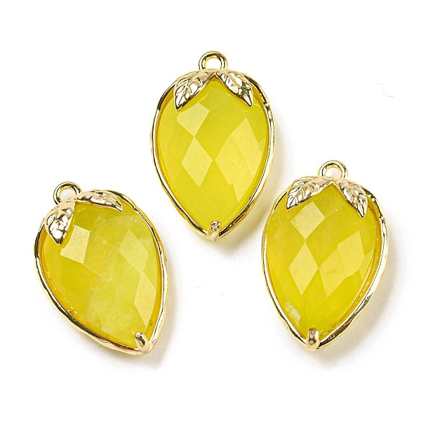 PandaHall Natural Korea Jade Faceted Pendants, Rack Plating Brass Strawberry Charms, Golden, 18x11x5~5.5mm, Hole: 1.2mm Jade Strawberry
PandaHall Natural Korea Jade Faceted Pendants, Rack Plating Brass Strawberry Charms, Golden, 18x11x5~5.5mm, Hole: 1.2mm Jade Strawberry