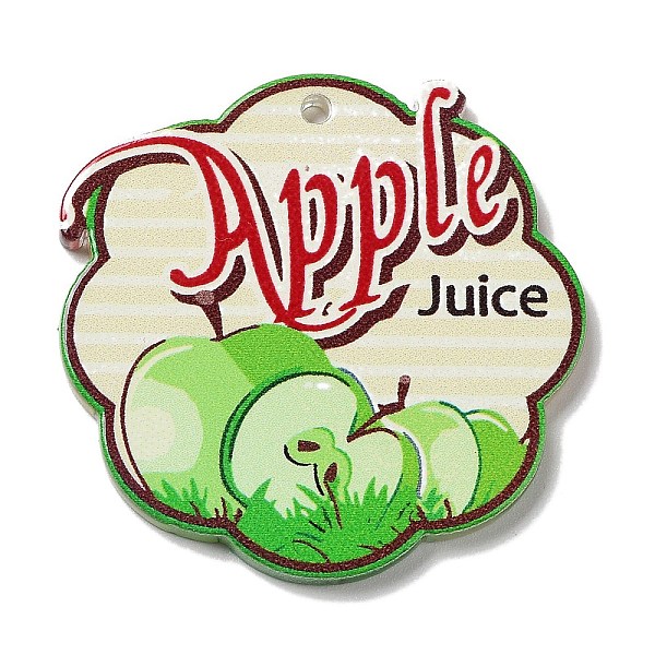 PandaHall Fruit Theme Acrylic Pendants, Apple, 37.5x38x2.5mm, Hole: 1.5mm Acrylic Apple
PandaHall Fruit Theme Acrylic Pendants, Apple, 37.5x38x2.5mm, Hole: 1.5mm Acrylic Apple