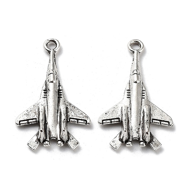 PandaHall Tibetan Style Alloy Pendants, Cadmium Free & Lead Free, Airplane, Antique Silver, 28x16.5x5mm, Hole: 1.9mm, about 666pcs/1000g...
PandaHall Tibetan Style Alloy Pendants, Cadmium Free & Lead Free, Airplane, Antique Silver, 28x16.5x5mm, Hole: 1.9mm, about 666pcs/1000g...