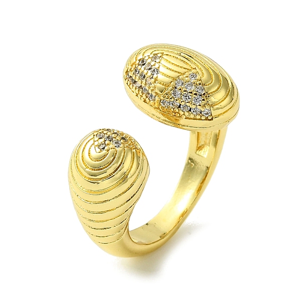 PandaHall Brass Micro Pave Cubic Zirconia Open Cuff Rings, Oval, Real 16K Gold Plated, Inner Diameter: 20mm Brass+Cubic Zirconia Oval Clear
PandaHall Brass Micro Pave Cubic Zirconia Open Cuff Rings, Oval, Real 16K Gold Plated, Inner Diameter: 20mm Brass+Cubic Zirconia Oval Clear