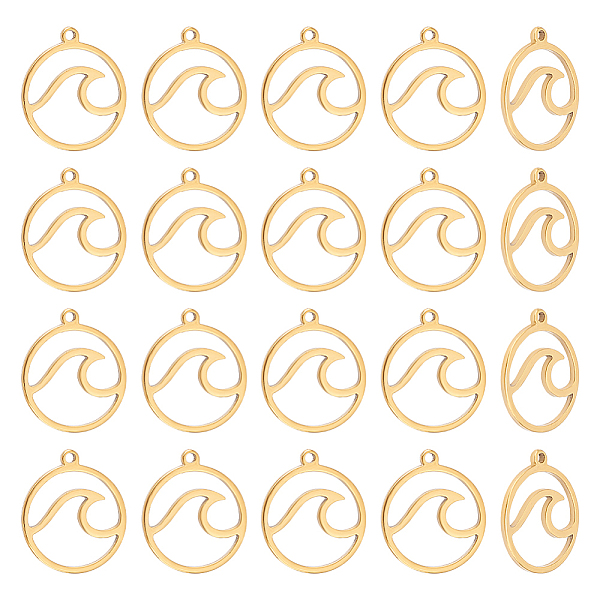PandaHall UNICRAFTALE 30pcs Golden Wave Charms Flat Round with Wave Stainless Steel Charms Ocean Pendant Laser Cut Hypoallergenic Charms for...
PandaHall UNICRAFTALE 30pcs Golden Wave Charms Flat Round with Wave Stainless Steel Charms Ocean Pendant Laser Cut Hypoallergenic Charms for...