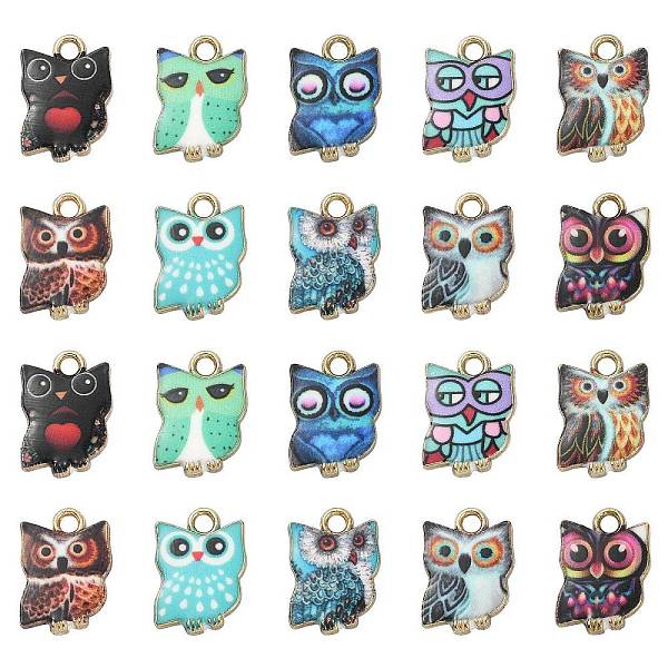 PandaHall 30Pcs 10 Styles Printed Alloy Pendants, Lead Free & Cadmium Free & Nickel Free, Owl Charm, Golden, Mixed Color, 15x10.5x2mm, Hole..., Multicolor
PandaHall 30Pcs 10 Styles Printed Alloy Pendants, Lead Free & Cadmium Free & Nickel Free, Owl Charm, Golden, Mixed Color, 15x10.5x2mm, Hole..., Multicolor