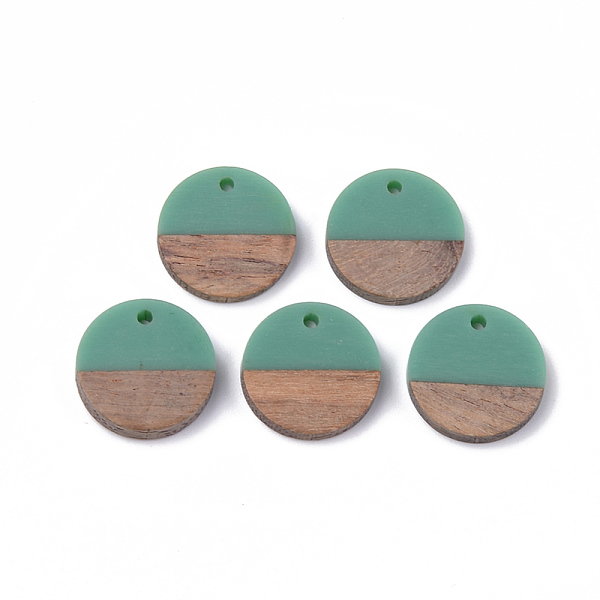 PandaHall Resin & Walnut Wood Pendants, Flat Round, Light Sea Green, 18x3.5mm, Hole: 1.5mm Resin+Wood Flat Round Green
PandaHall Resin & Walnut Wood Pendants, Flat Round, Light Sea Green, 18x3.5mm, Hole: 1.5mm Resin+Wood Flat Round Green