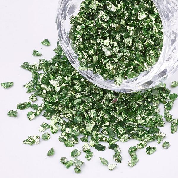 PandaHall Piezo Glass Beads, No Hole Beads, Chip, Lime, 1.5~2x1.5~2mm, about 440~450g/bag Glass Chip Green
PandaHall Piezo Glass Beads, No Hole Beads, Chip, Lime, 1.5~2x1.5~2mm, about 440~450g/bag Glass Chip Green
