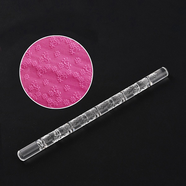 PandaHall Acrylic Clay Pattern Rollers, for Baking Embossed Cookies, Kitchen Tool, Clay Tool, Flower Pattern, 16.5~16.7x0.95~1cm Acrylic..., Clear
PandaHall Acrylic Clay Pattern Rollers, for Baking Embossed Cookies, Kitchen Tool, Clay Tool, Flower Pattern, 16.5~16.7x0.95~1cm Acrylic..., Clear