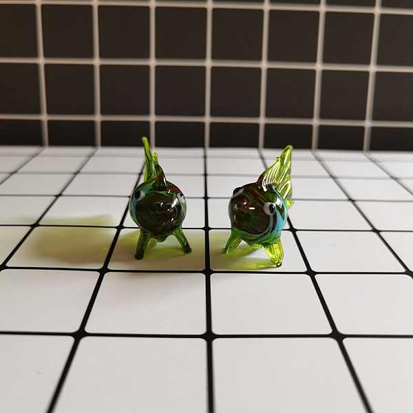 PandaHall Miniature Fish Figurine Display Decorations, for Home Decoration, Lime Green, 50mm Lampwork Fish
PandaHall Miniature Fish Figurine Display Decorations, for Home Decoration, Lime Green, 50mm Lampwork Fish