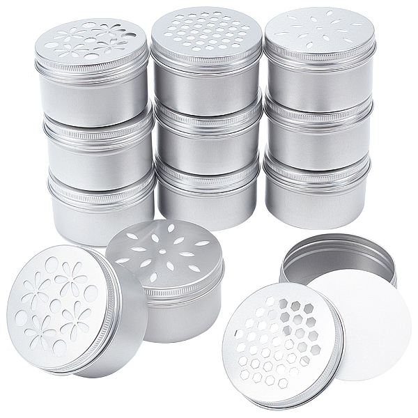 PandaHall 12Pcs 3 Style Aluminium Shallow Round Candle Tins, with Hollow Lids, Empty Tin Storage Containers, Hexagon/Flower Pattern..., Silver
PandaHall 12Pcs 3 Style Aluminium Shallow Round Candle Tins, with Hollow Lids, Empty Tin Storage Containers, Hexagon/Flower Pattern..., Silver