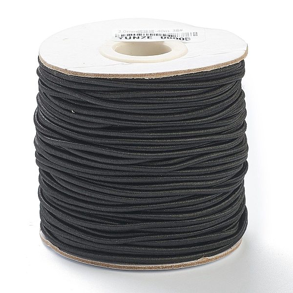 PandaHall (Defective Closeout Sale: Spool Mildew), Round Elastic Cord, with Nylon Outside and Rubber Inside, Black, 2mm, about 40m/roll...
PandaHall (Defective Closeout Sale: Spool Mildew), Round Elastic Cord, with Nylon Outside and Rubber Inside, Black, 2mm, about 40m/roll...
