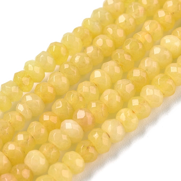 PandaHall Dyed Natural Malaysia Jade Rondelle Beads Strands, Faceted, Gold, 4x2~3mm, Hole: 1mm, about 115pcs/strand, 14 inch Malaysia Jade...
PandaHall Dyed Natural Malaysia Jade Rondelle Beads Strands, Faceted, Gold, 4x2~3mm, Hole: 1mm, about 115pcs/strand, 14 inch Malaysia Jade...