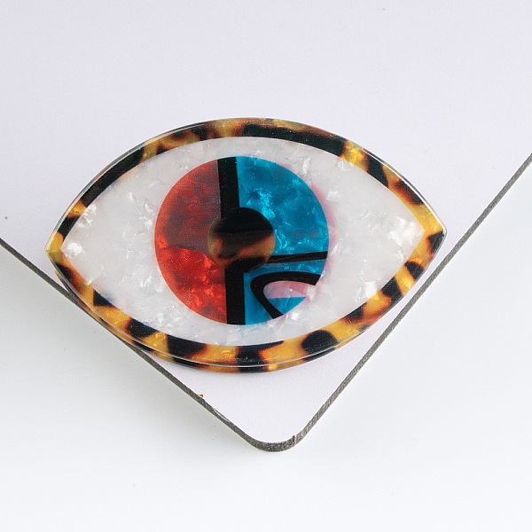 PandaHall Eye Shape PVC Claw Hair Clips, with Iron Findings, DIY Hair Accessories, Colorful, 43x73x33mm PVC Eye
PandaHall Eye Shape PVC Claw Hair Clips, with Iron Findings, DIY Hair Accessories, Colorful, 43x73x33mm PVC Eye