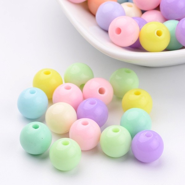 PandaHall Solid Chunky Bubblegum Acrylic Ball Beads, Round, Mixed Color, 10mm, Hole: 2mm Acrylic Round Multicolor
PandaHall Solid Chunky Bubblegum Acrylic Ball Beads, Round, Mixed Color, 10mm, Hole: 2mm Acrylic Round Multicolor