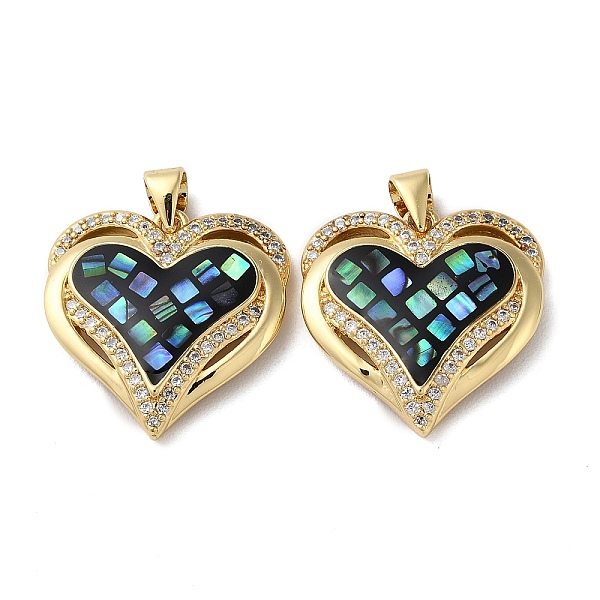PandaHall Brass Micro Pave Cubic Zirconia Pendants, with Shell, Heart, Real 18K Gold Plated, 21x21x4.5mm, Hole: 4x3.5mm Brass+Cubic..., Black
PandaHall Brass Micro Pave Cubic Zirconia Pendants, with Shell, Heart, Real 18K Gold Plated, 21x21x4.5mm, Hole: 4x3.5mm Brass+Cubic..., Black