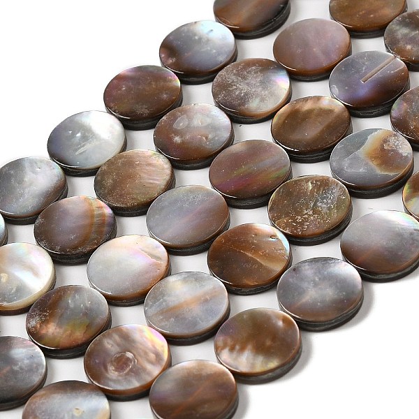 PandaHall Natural Sea Shell Beads Strands, Flat Round, 12x2~2.5mm, Hole: 0.8mm, about 33pcs/strand, 15.87''~16.02''(40.3~40.7cm) Other Sea...
PandaHall Natural Sea Shell Beads Strands, Flat Round, 12x2~2.5mm, Hole: 0.8mm, about 33pcs/strand, 15.87''~16.02''(40.3~40.7cm) Other Sea...