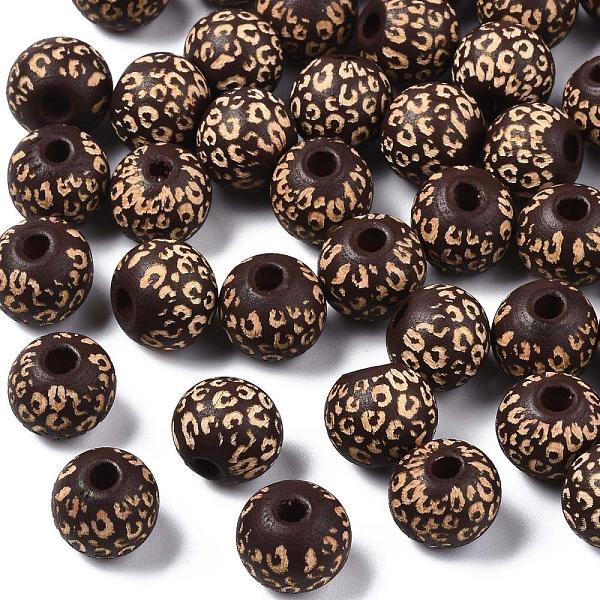 PandaHall Painted Natural Wood Beads, Laser Engraved Pattern, Round with Leopard Print, Coconut Brown, 10x8.5mm, Hole: 2.5mm Schima Wood...
PandaHall Painted Natural Wood Beads, Laser Engraved Pattern, Round with Leopard Print, Coconut Brown, 10x8.5mm, Hole: 2.5mm Schima Wood...