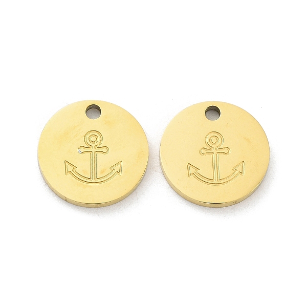 PandaHall Ion Plating(IP) 316L Surgical Stainless Steel Charms, Flat Round with Anchor Charm, Real 18K Gold Plated, 12x1.5mm, Hole: 1.5mm...
PandaHall Ion Plating(IP) 316L Surgical Stainless Steel Charms, Flat Round with Anchor Charm, Real 18K Gold Plated, 12x1.5mm, Hole: 1.5mm...
