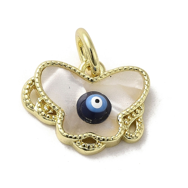 PandaHall Evil Eye Enamel Shell Brass Butterfly Charms with Jump Rings, Real 18K Gold Plated, Black, 11.5x15x3mm, Hole: 3.8mm Shell...
PandaHall Evil Eye Enamel Shell Brass Butterfly Charms with Jump Rings, Real 18K Gold Plated, Black, 11.5x15x3mm, Hole: 3.8mm Shell...