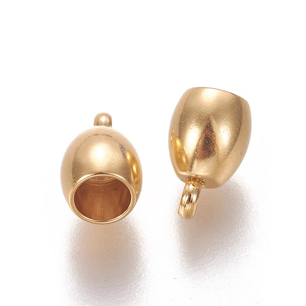 PandaHall 201 Stainless Steel Cord Ends, End Caps, Barrel, Golden, 9x6mm, Hole: 1.8mm, Inner Diameter: 4mm 201 Stainless Steel
PandaHall 201 Stainless Steel Cord Ends, End Caps, Barrel, Golden, 9x6mm, Hole: 1.8mm, Inner Diameter: 4mm 201 Stainless Steel