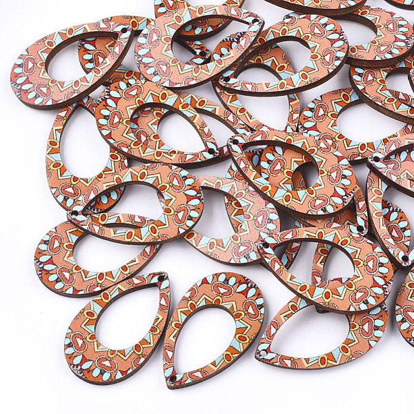 PandaHall Printed Basswood Pendants, Teardrop, Back Random Color, Light Salmon, 34.5x20.5x3mm, Hole: 1.6mm Wood Teardrop Red
PandaHall Printed Basswood Pendants, Teardrop, Back Random Color, Light Salmon, 34.5x20.5x3mm, Hole: 1.6mm Wood Teardrop Red