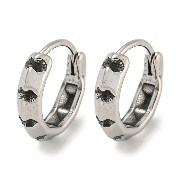 PandaHall 316 Surgical Stainless Steel Hoop Earrings, Ring, Antique Silver, 14x3.5mm 316 Surgical Stainless Steel Ring
PandaHall 316 Surgical Stainless Steel Hoop Earrings, Ring, Antique Silver, 14x3.5mm 316 Surgical Stainless Steel Ring