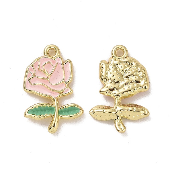 PandaHall Rack Plating Alloy Enamel Pendants, Light Gold Tone Flower/Rose Charms, Pink, 22x14x2.5mm, Hole: 1.5mm Alloy+Enamel Flower Pink
PandaHall Rack Plating Alloy Enamel Pendants, Light Gold Tone Flower/Rose Charms, Pink, 22x14x2.5mm, Hole: 1.5mm Alloy+Enamel Flower Pink