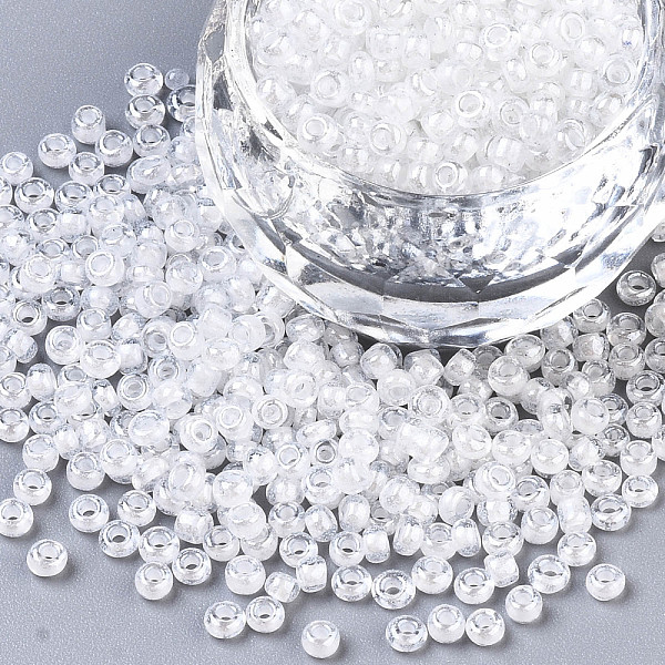 PandaHall 8/0 Glass Seed Beads, Transparent Inside Colours Luster, Round Hole, Round, Lavender Blush, 8/0, 3~4x2~3mm, Hole: 0.8mm, about...
PandaHall 8/0 Glass Seed Beads, Transparent Inside Colours Luster, Round Hole, Round, Lavender Blush, 8/0, 3~4x2~3mm, Hole: 0.8mm, about...