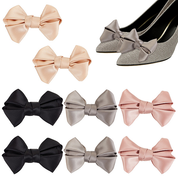 PandaHall 8Pcs 4 Colors Detachable Polyester Satin Bowknot Shoe Decoration, with Alloy Buckle Clip, Mixed Color, 70x110x20mm, 2pcs/color..., Multicolor
PandaHall 8Pcs 4 Colors Detachable Polyester Satin Bowknot Shoe Decoration, with Alloy Buckle Clip, Mixed Color, 70x110x20mm, 2pcs/color..., Multicolor