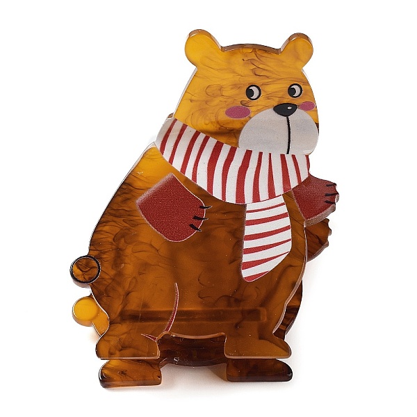 PandaHall Animal PVC Plastic Claw Hair Clips, with Steel Findings, Hair Accessories for Girls, Bear, 65.5x55.5x62mm Plastic Bear Brown
PandaHall Animal PVC Plastic Claw Hair Clips, with Steel Findings, Hair Accessories for Girls, Bear, 65.5x55.5x62mm Plastic Bear Brown