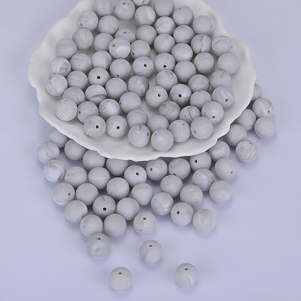 PandaHall Round Silicone Focal Beads, Chewing Beads For Teethers, DIY Nursing Necklaces Making, Gainsboro, 15mm, Hole: 2mm Silicone Round..., Gray
PandaHall Round Silicone Focal Beads, Chewing Beads For Teethers, DIY Nursing Necklaces Making, Gainsboro, 15mm, Hole: 2mm Silicone Round..., Gray