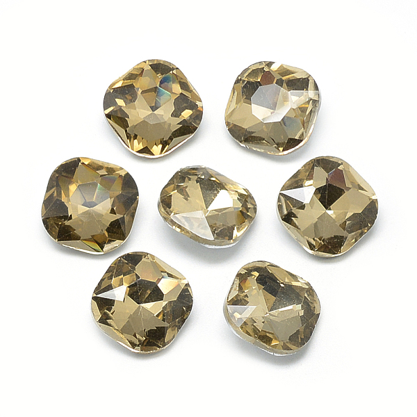 PandaHall Pointed Back Glass Rhinestone Cabochons, Faceted, Back Plated, Square, Dark Khaki, 10x10x4.5mm Glass Rhinestone Square Yellow
PandaHall Pointed Back Glass Rhinestone Cabochons, Faceted, Back Plated, Square, Dark Khaki, 10x10x4.5mm Glass Rhinestone Square Yellow