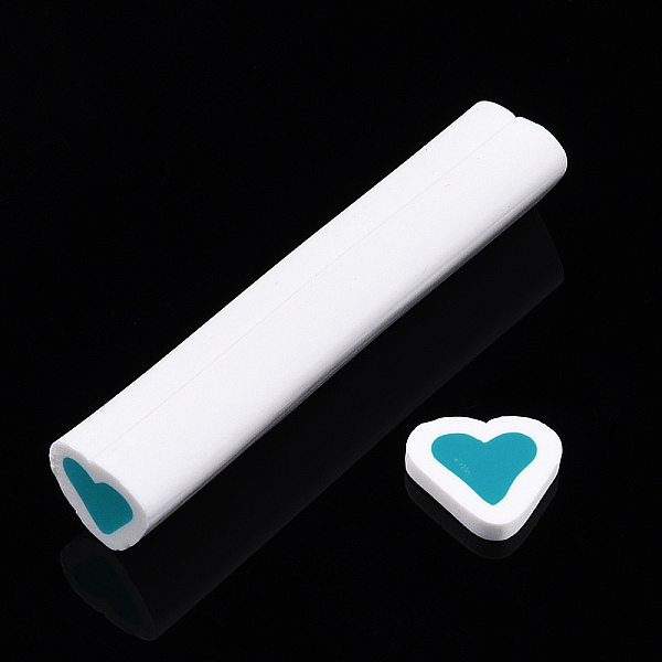 PandaHall Handmade Polymer Clay Nail Art Decoration, Fashion Nail Care, No Hole Tubes, Heart with Heart Pattern, Dark Turquoise...
PandaHall Handmade Polymer Clay Nail Art Decoration, Fashion Nail Care, No Hole Tubes, Heart with Heart Pattern, Dark Turquoise...