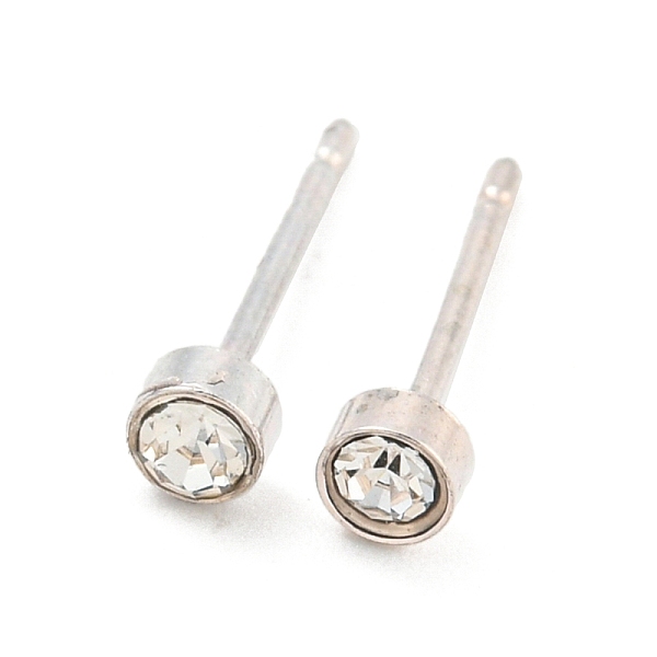PandaHall Rack Plating Brass Micro Pave Cubic Zirconia Stud Earring, Cadmium Free & Lead Free, Long-Lasting Plated, Flat Round, Clear, 3mm...
PandaHall Rack Plating Brass Micro Pave Cubic Zirconia Stud Earring, Cadmium Free & Lead Free, Long-Lasting Plated, Flat Round, Clear, 3mm...