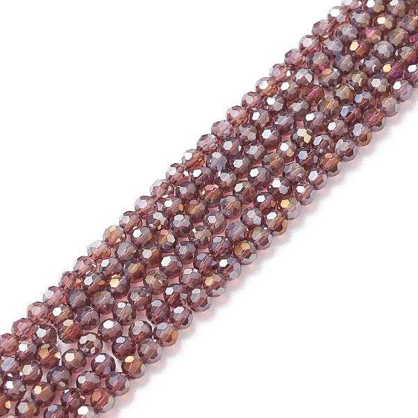 PandaHall Electroplate Glass Beads Strands, AB Color Plated, Faceted(32 Facets) Round, Medium Purple, 3mm, Hole: 1mm, about 100pcs/strand...
PandaHall Electroplate Glass Beads Strands, AB Color Plated, Faceted(32 Facets) Round, Medium Purple, 3mm, Hole: 1mm, about 100pcs/strand...