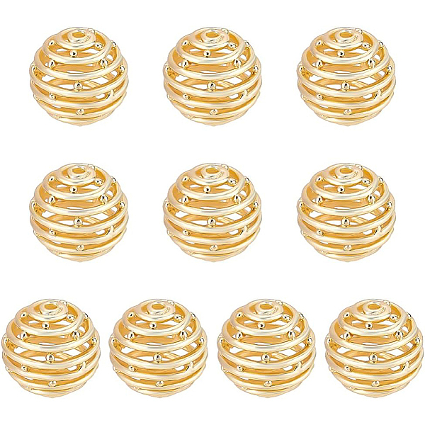 PandaHall BENECREAT 10 PCS Real 18k Gold-Plated Honeycomb Brass Bead Hollow Filigree Spacer Bead, Filigree Hollow Bead, Used for DIY Jewelry...
PandaHall BENECREAT 10 PCS Real 18k Gold-Plated Honeycomb Brass Bead Hollow Filigree Spacer Bead, Filigree Hollow Bead, Used for DIY Jewelry...