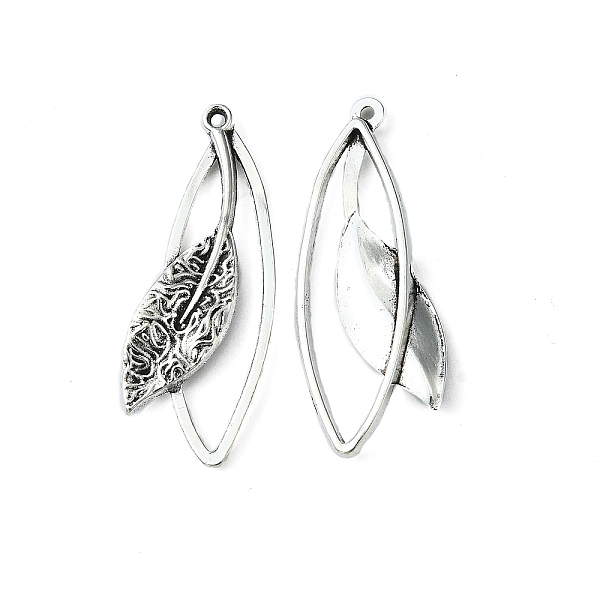 PandaHall Tibetan Style Alloy Pendants, Lead Free and Cadmium Free, Antique Silver, Leaf, 40mm long, 16mm wide, 4.5mm thick, hole: 1.5mm...
PandaHall Tibetan Style Alloy Pendants, Lead Free and Cadmium Free, Antique Silver, Leaf, 40mm long, 16mm wide, 4.5mm thick, hole: 1.5mm...