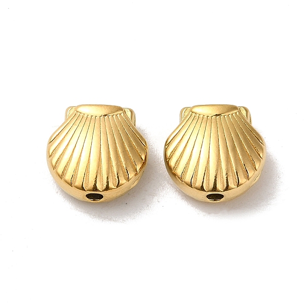 PandaHall 304 Stainless Steel Beads, Shell Shapes, Real 18K Gold Plated, 9x9.5x4mm, Hole: 1.5mm 304 Stainless Steel Shell Shape
PandaHall 304 Stainless Steel Beads, Shell Shapes, Real 18K Gold Plated, 9x9.5x4mm, Hole: 1.5mm 304 Stainless Steel Shell Shape