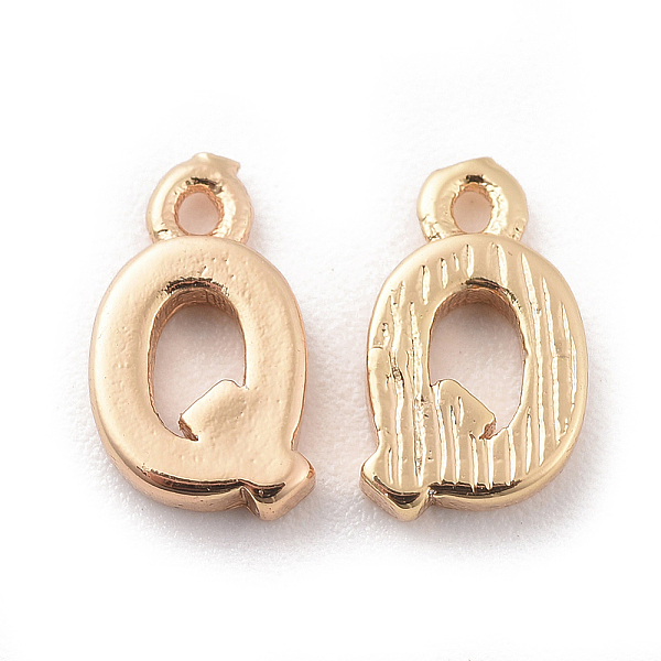 PandaHall Brass Charms, Letter, Real 18K Gold Plated, Letter.Q, 8.5x5x1.5mm, Hole: 0.8mm Brass Letter
PandaHall Brass Charms, Letter, Real 18K Gold Plated, Letter.Q, 8.5x5x1.5mm, Hole: 0.8mm Brass Letter