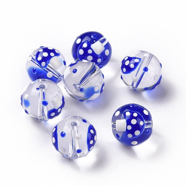 PandaHall Handmade Lampwork Beads, Round with Mushroom, Blue, 11.5mm, Hole: 1.5mm Lampwork Round Blue
PandaHall Handmade Lampwork Beads, Round with Mushroom, Blue, 11.5mm, Hole: 1.5mm Lampwork Round Blue
