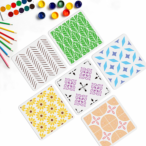 PandaHall MAYJOYDIY 6pcs Flower Floor Stencils Geometric Tile Stencils 11.8×11.8 Inch Reusable Plastic Wall Stencil Template for Tile Wall...
PandaHall MAYJOYDIY 6pcs Flower Floor Stencils Geometric Tile Stencils 11.8×11.8 Inch Reusable Plastic Wall Stencil Template for Tile Wall...
