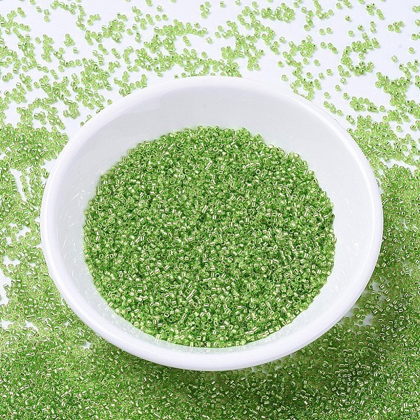 PandaHall MIYUKI Delica Beads Small, Cylinder, Japanese Seed Beads, 15/0, (DBS1206) Silver Lined Lime, 1.1x1.3mm, Hole: 0.7mm, about..., Green
PandaHall MIYUKI Delica Beads Small, Cylinder, Japanese Seed Beads, 15/0, (DBS1206) Silver Lined Lime, 1.1x1.3mm, Hole: 0.7mm, about..., Green