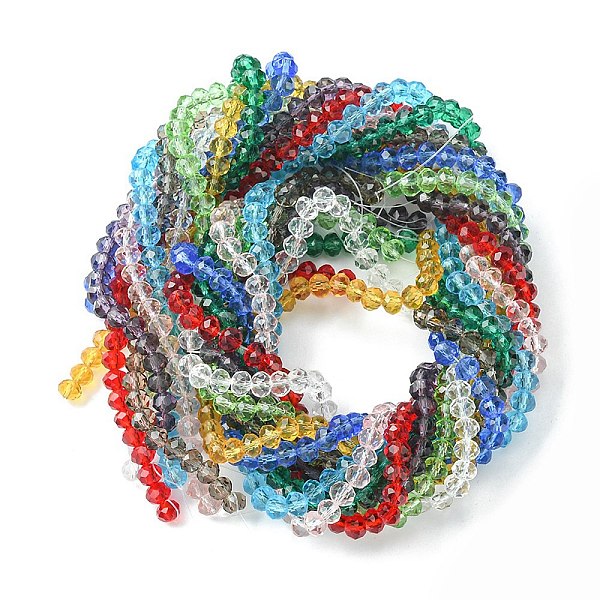 PandaHall DIY Bling Earring Bracelet Making Kit, Including Rondelle Glass Beads, Elastic Thread, Brass Earring Hooks, Mixed Color..., Multicolor
PandaHall DIY Bling Earring Bracelet Making Kit, Including Rondelle Glass Beads, Elastic Thread, Brass Earring Hooks, Mixed Color..., Multicolor