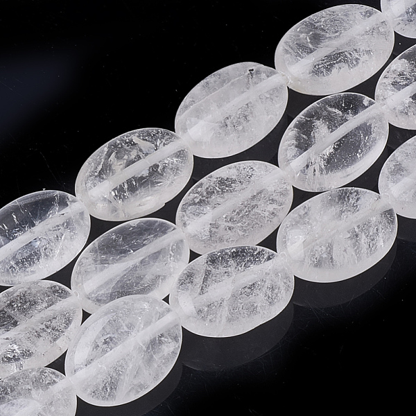 PandaHall Natural Quartz Crystal Beads Strands, Rock Crystal Beads, Oval, 18~18.5x13x6mm, Hole: 1mm, about 22pcs/strand, 15.7 inch Quartz...
PandaHall Natural Quartz Crystal Beads Strands, Rock Crystal Beads, Oval, 18~18.5x13x6mm, Hole: 1mm, about 22pcs/strand, 15.7 inch Quartz...