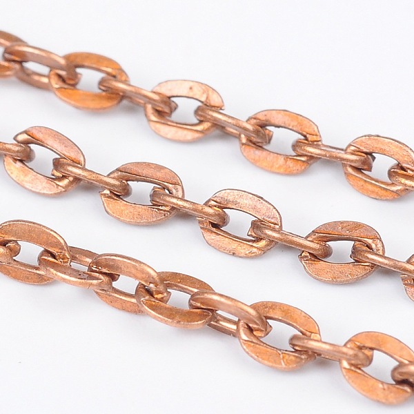 PandaHall Iron Cable Chains, Unwelded, with Spool, Flat Oval, Cadmium Free & Nickel Free & Lead Free, Red Copper, 4.1x3x0.5mm, about 328.08...
PandaHall Iron Cable Chains, Unwelded, with Spool, Flat Oval, Cadmium Free & Nickel Free & Lead Free, Red Copper, 4.1x3x0.5mm, about 328.08...