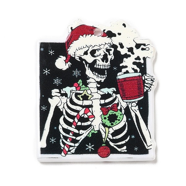 PandaHall Christmas Themed Acrylic Pendants, Skeleton, 37x30x2mm, Hole: 1.5mm Acrylic Skeleton
PandaHall Christmas Themed Acrylic Pendants, Skeleton, 37x30x2mm, Hole: 1.5mm Acrylic Skeleton